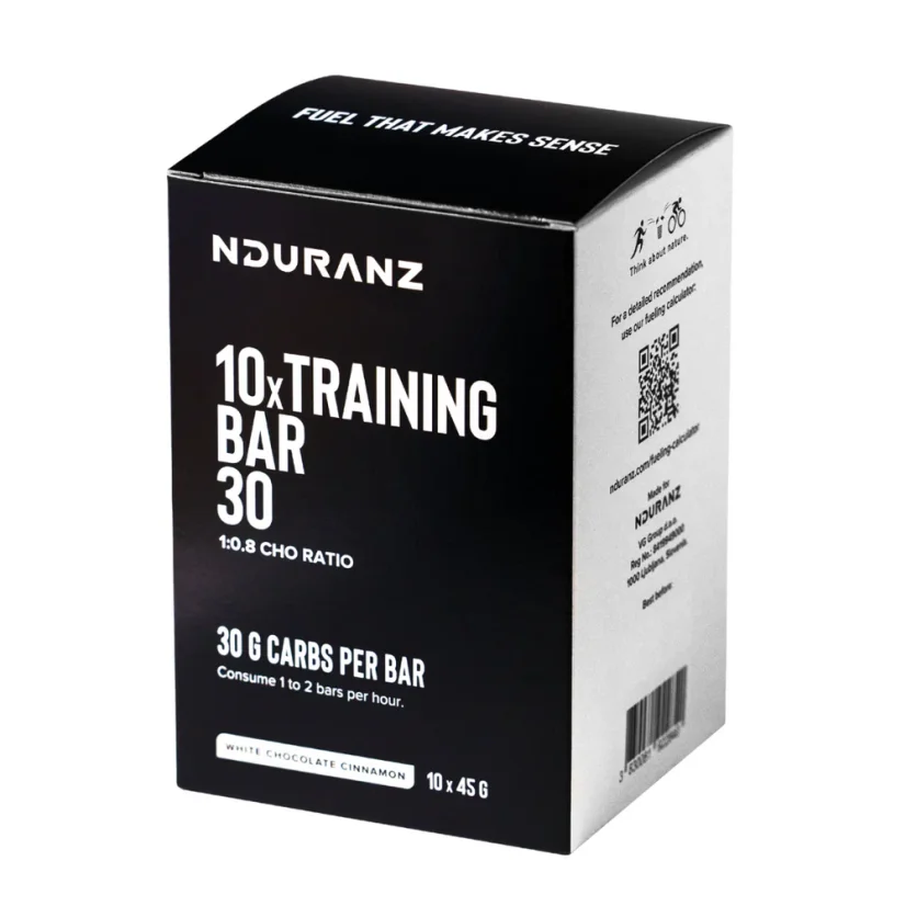Energetická tyčinka Training bar 10x45g - Příchuť: Vanilka - oříškový nugát