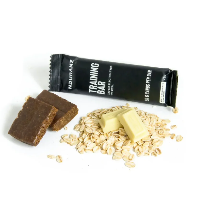 Energetická tyčinka Training bar 45g - Příchuť: Bílá čokoláda - skořice