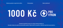 Dárkový poukaz Pro Výkon v hodnotě 1000 Kč