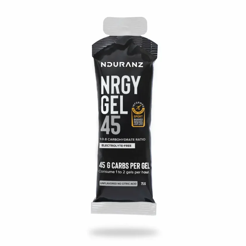 Energetický gel Nrgy Unit Gel 45 bez elektrolytů - Příchuť: Bez příchutě