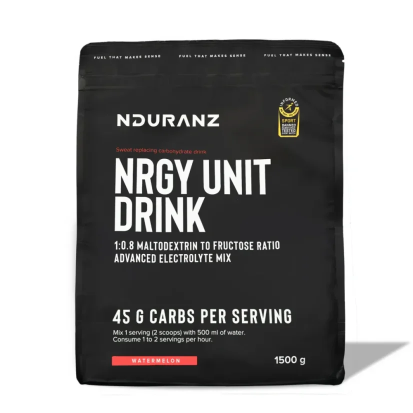 Iontový nápoj Nrgy Unit Drink - Příchuť: Citron bez kyseliny citronové