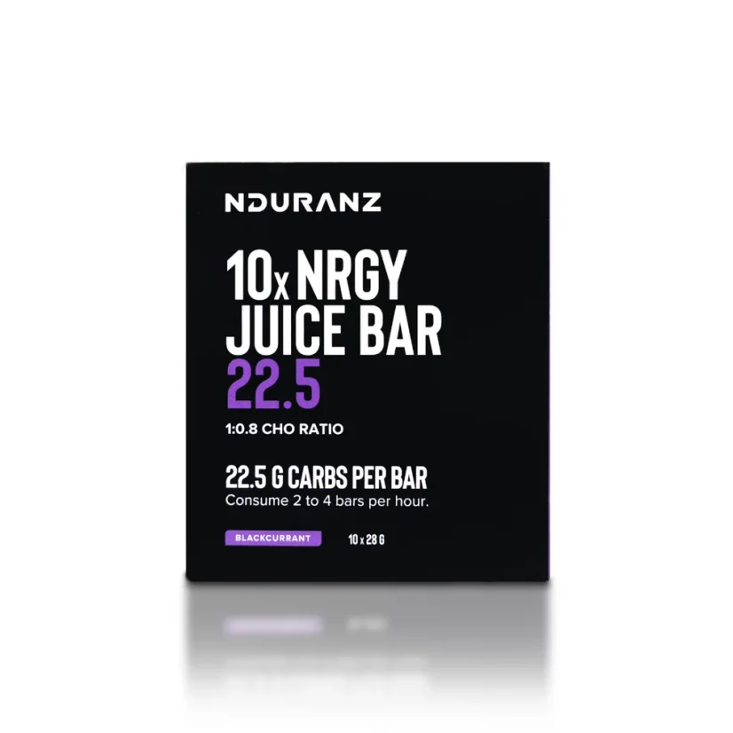 Energetické želé Nrgy Juice bar 22,5 10x28g - Příchuť: Černý rybíz