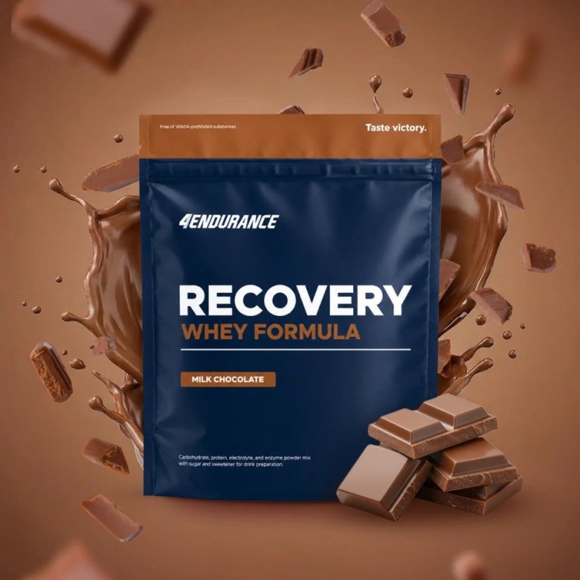 4Endurance Recovery Whey Formula – regeneračný nápoj, 900 g - Příchuť: Mléčná čokoláda