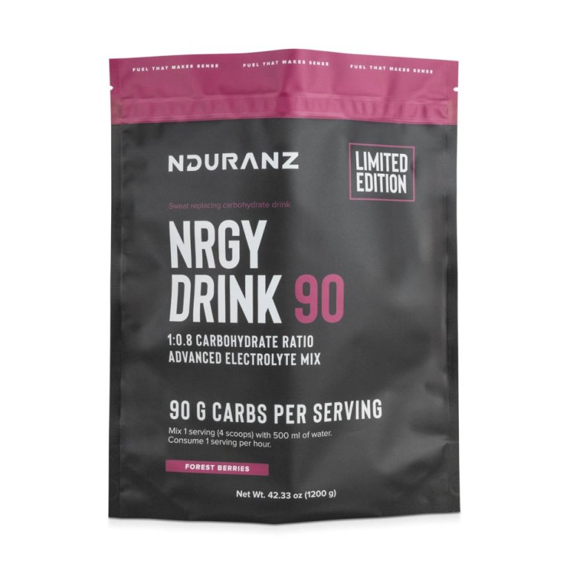 Iontový nápoj Nrgy Unit Drink 90 - Příchuť: Lesní ovoce 1200g