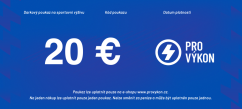 Dárkový poukaz Pro Výkon v hodnotě 20€