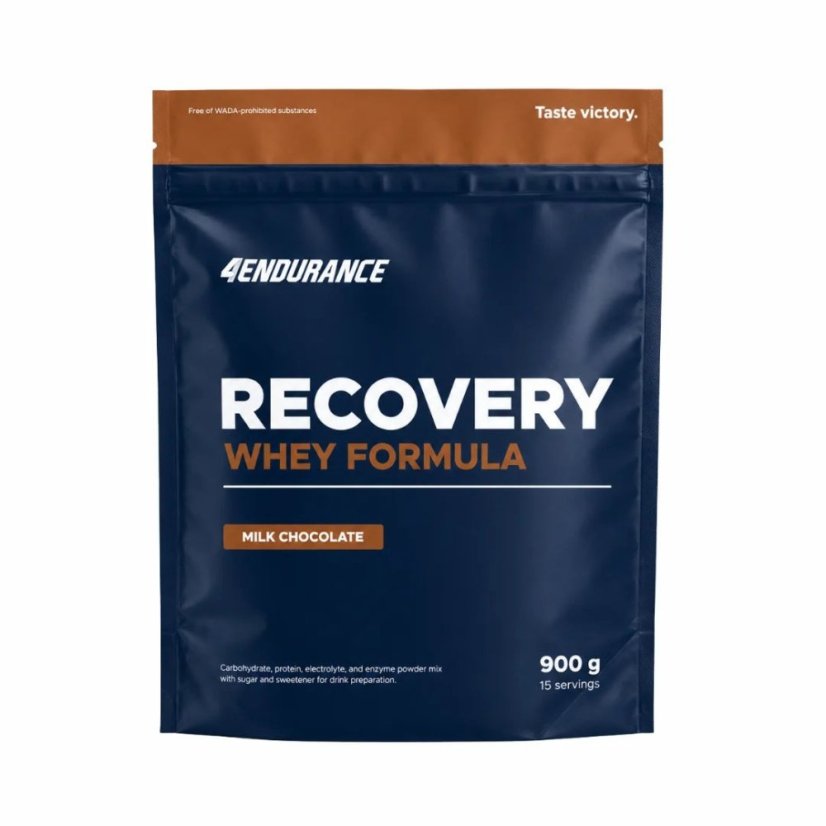 4Endurance Recovery Whey Formula – regeneračný nápoj, 900 g - Příchuť: Mléčná čokoláda