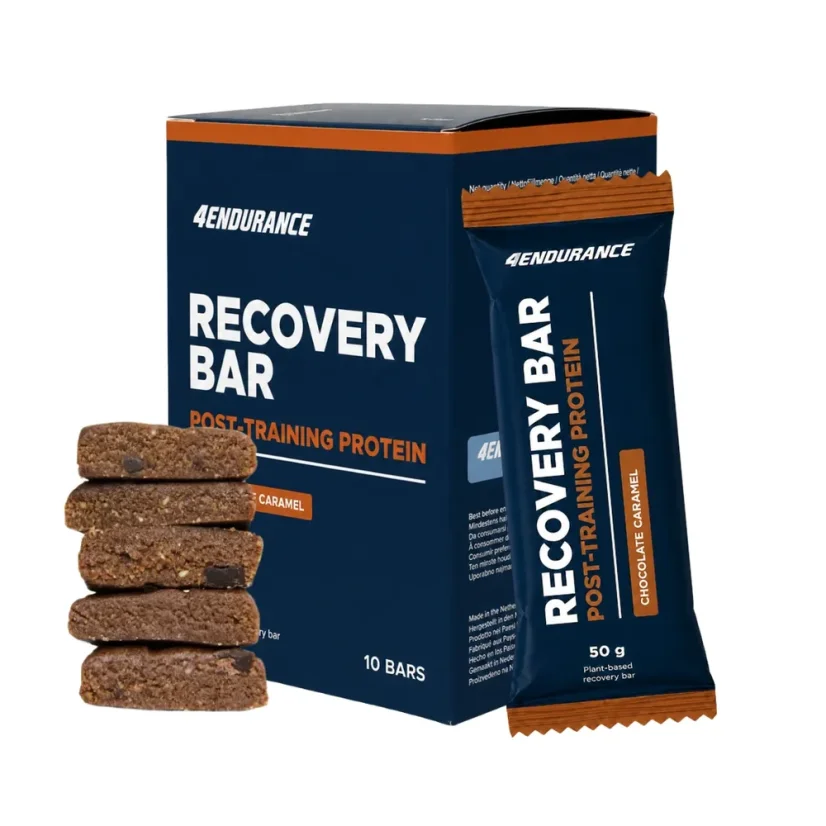 Recovery Bar Box – regenerační tyčinka 10 × 50 g - Příchuť: Čokoláda - karamel