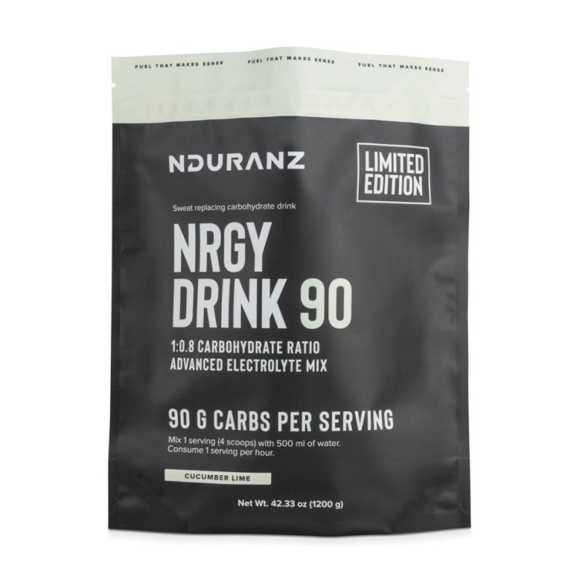 Iontový nápoj Nrgy Unit Drink 90 - Příchuť: Okurka - limeta 1200g