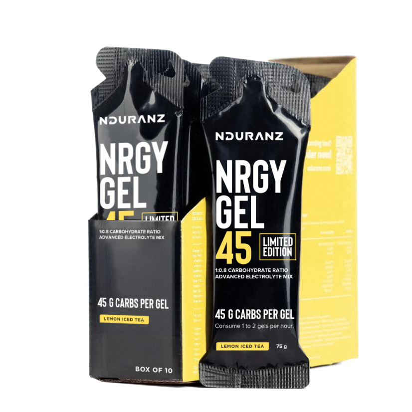 Energetický gel Nrgy Unit Gel 10x75g - Příchuť: Citronový ledový čaj