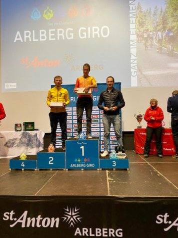 Tim Podlogar na druhém místě ve své kategorii na Arlberg Giro