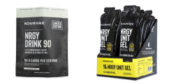 Set Iontový nápoj Nrgy Drink 90 Okurka-limeta + 16 gelů citron